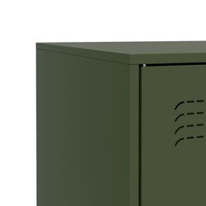 Ντουλάπι Πράσινο Λαδί 67x39x73 εκ. από Ατσάλι - Pakobazaar