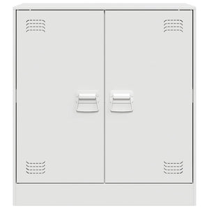 Μπουφές Λευκός 67x39x73 εκ. από Ατσάλι
