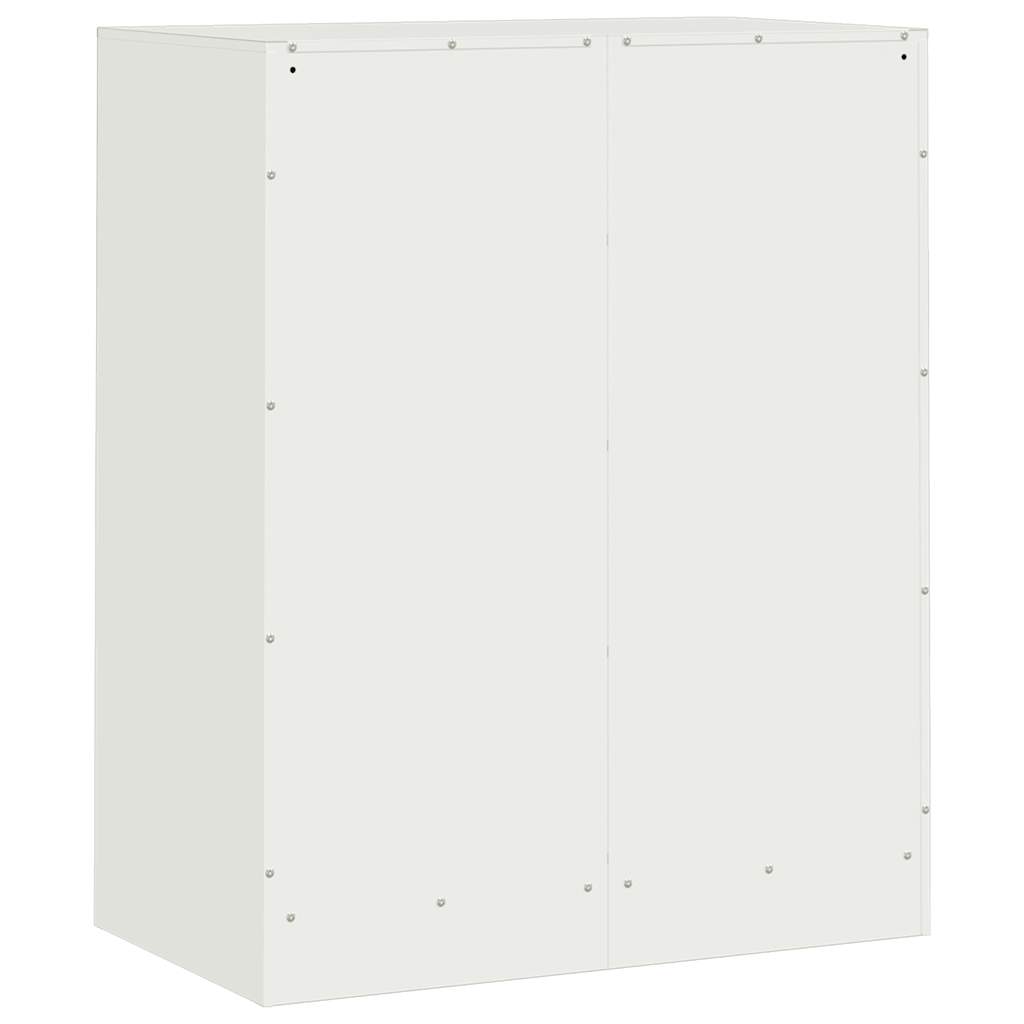 Μπουφές Λευκός 67x39x83 εκ. από Ατσάλι - Pakobazaar