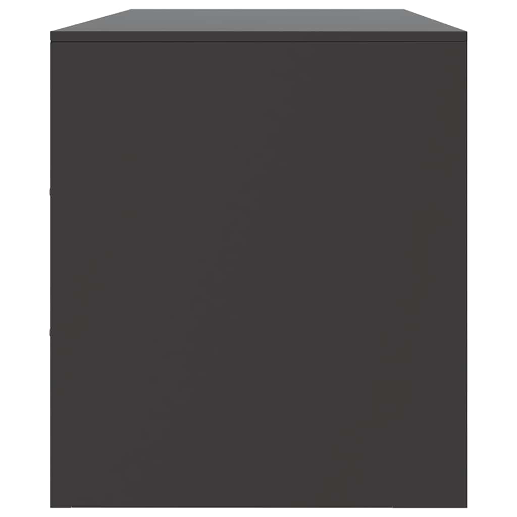 Έπιπλο Τηλεόρασης Μαύρο 99x39x44 εκ. από Ατσάλι