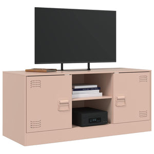 Έπιπλο Τηλεόρασης Ροζ 99x39x44 εκ. από Ατσάλι