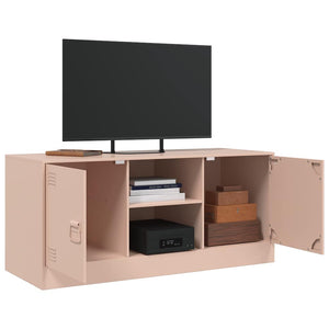 Έπιπλο Τηλεόρασης Ροζ 99x39x44 εκ. από Ατσάλι