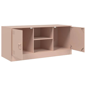 Έπιπλο Τηλεόρασης Ροζ 99x39x44 εκ. από Ατσάλι