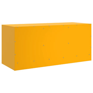 Έπιπλο Τηλεόρασης Μουσταρδί Κίτρινο 99x39x44 εκ. από Ατσάλι - Pakobazaar
