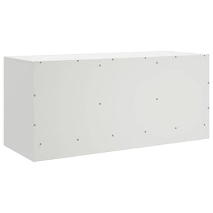 Έπιπλο Τηλεόρασης Λευκό 99x39x44 εκ. από Ατσάλι