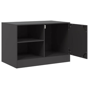 Έπιπλο Τηλεόρασης Μαύρο 67x39x44 εκ. από Χάλυβα - Pakobazaar