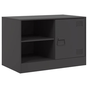 Έπιπλα Τηλεόρασης 2 τεμ. Μαύρο 67 x 39 x 44 εκ. από Χάλυβα