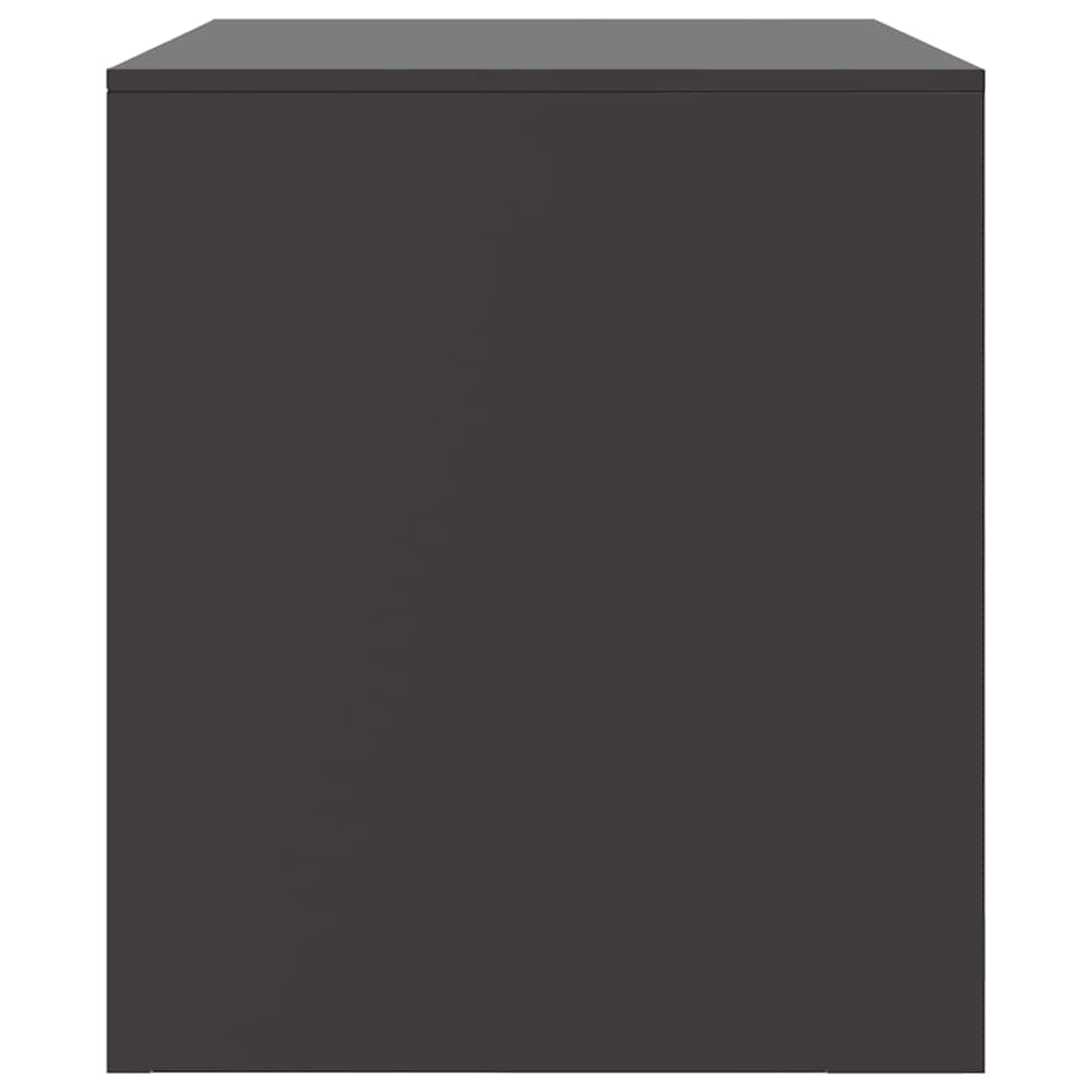 Έπιπλα Τηλεόρασης 2 τεμ. Μαύρο 67 x 39 x 44 εκ. από Χάλυβα