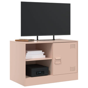 Έπιπλο Τηλεόρασης Ροζ 67 x 39 x 44 εκ. από Χάλυβα