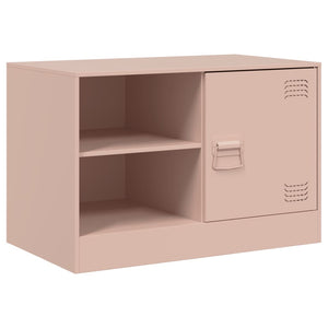 Έπιπλα Τηλεόρασης 2 τεμ. Ροζ 67 x 39 x 44 εκ. από Χάλυβα