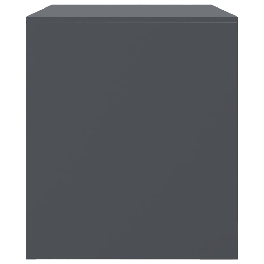 Έπιπλο Τηλεόρασης Ανθρακί 67x39x44 εκ. από Χάλυβα