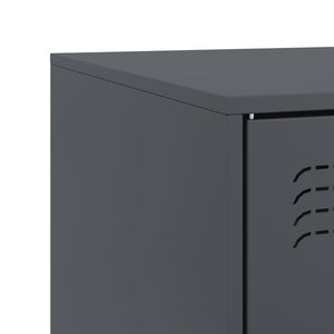 Έπιπλο Τηλεόρασης Ανθρακί 67x39x44 εκ. από Χάλυβα