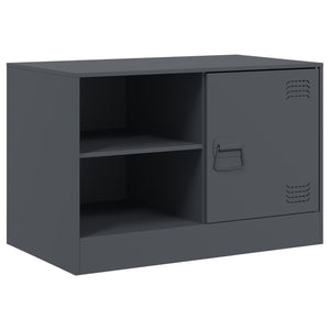 Έπιπλα Τηλεόρασης 2 τεμ. Ανθρακί 67 x 39 x 44 εκ. από Χάλυβα