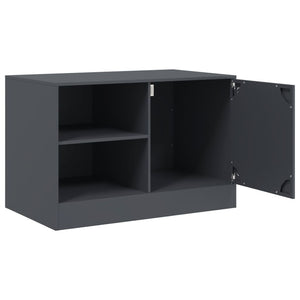 Έπιπλα Τηλεόρασης 2 τεμ. Ανθρακί 67 x 39 x 44 εκ. από Χάλυβα