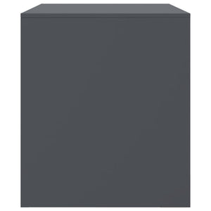 Έπιπλα Τηλεόρασης 2 τεμ. Ανθρακί 67 x 39 x 44 εκ. από Χάλυβα