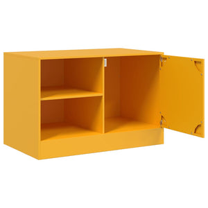 Έπιπλο Τηλεόρασης Μουσταρδί Κίτρινο 67x39x44 εκ. από Ατσάλι