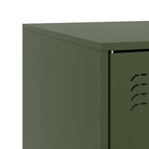 Έπιπλο Τηλεόρασης Πράσινο Λαδί 67x39x44 εκ. από Ατσάλι - Pakobazaar