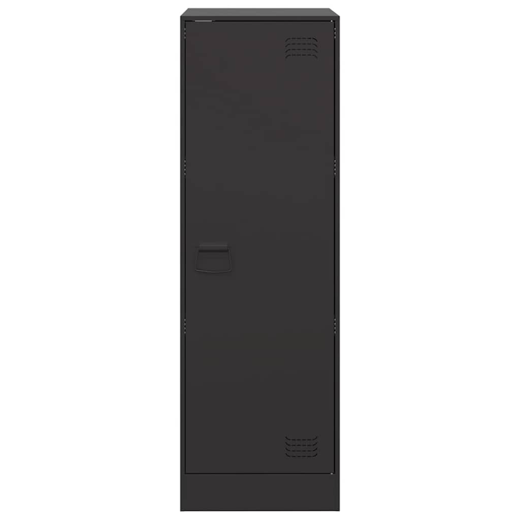 Ντουλάπι Μαύρο 34,5x39x107 εκ. από Ατσάλι