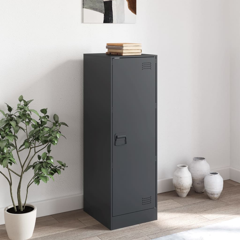 Μπουφές Ανθρακί 34,5x39x107 εκ. από Ατσάλι