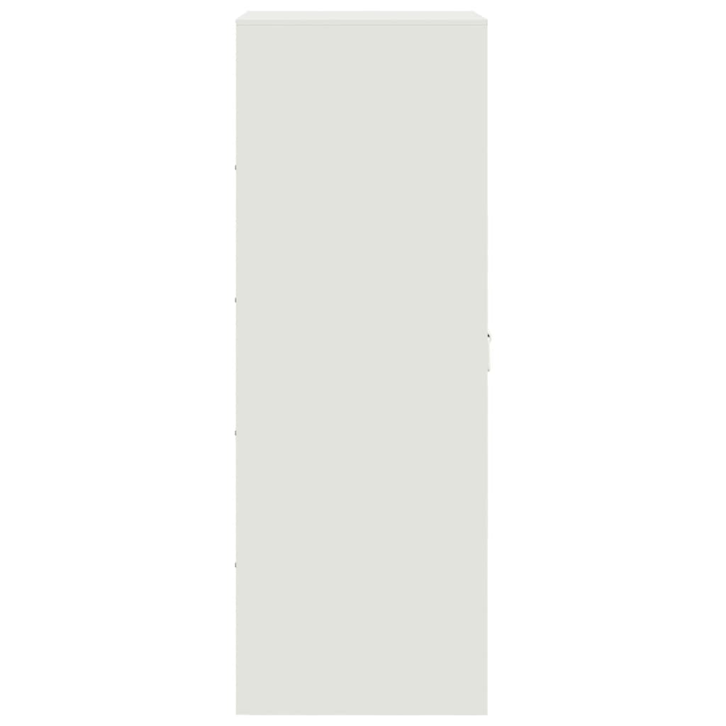 Μπουφές Λευκός 34,5x39x107 εκ. από Ατσάλι