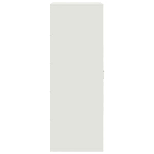 Μπουφές Λευκός 34,5x39x107 εκ. από Ατσάλι