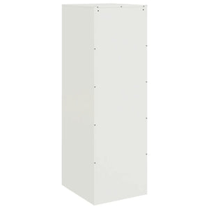 Μπουφές Λευκός 34,5x39x107 εκ. από Ατσάλι
