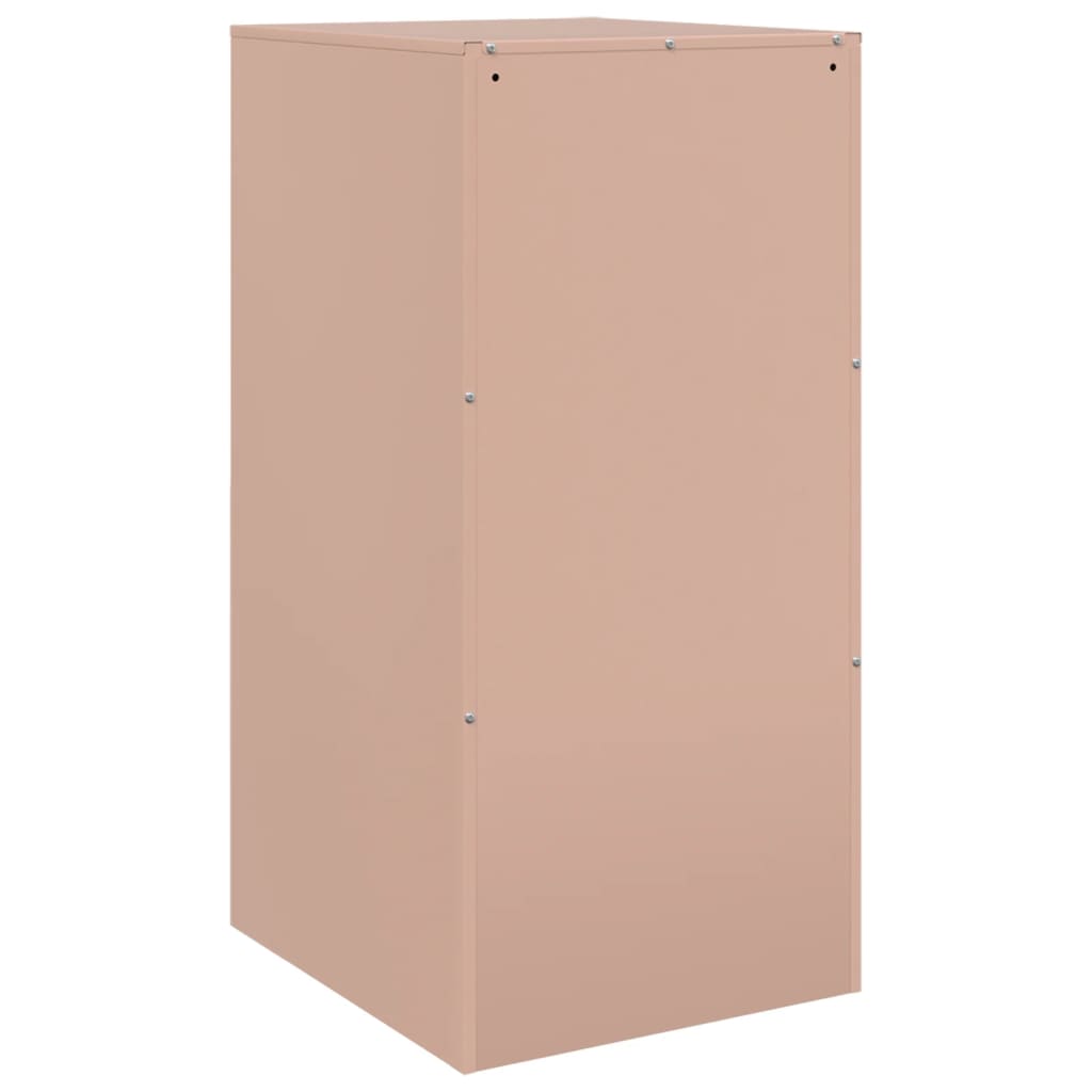 Ντουλάπι Ροζ 34,5x39x73 εκ. από Ατσάλι