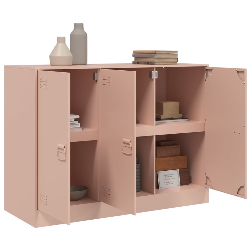 Ντουλάπι Ροζ 99x39x73 εκ. από Ατσάλι - Pakobazaar