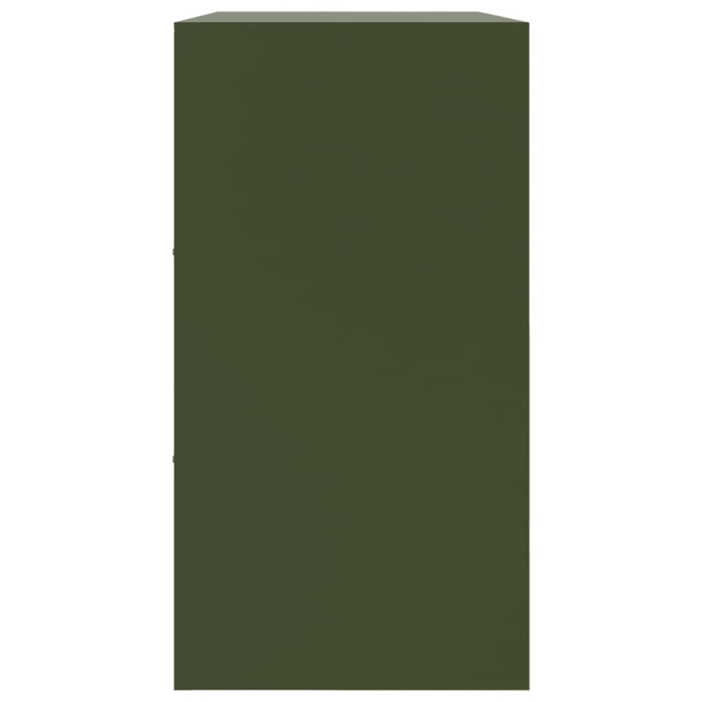 Ντουλάπι Πράσινο Λαδί 99x39x73 εκ. από Ατσάλι - Pakobazaar