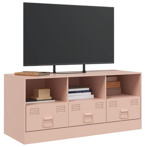 Έπιπλο Τηλεόρασης Ροζ 99x39x44 εκ. από Ατσάλι