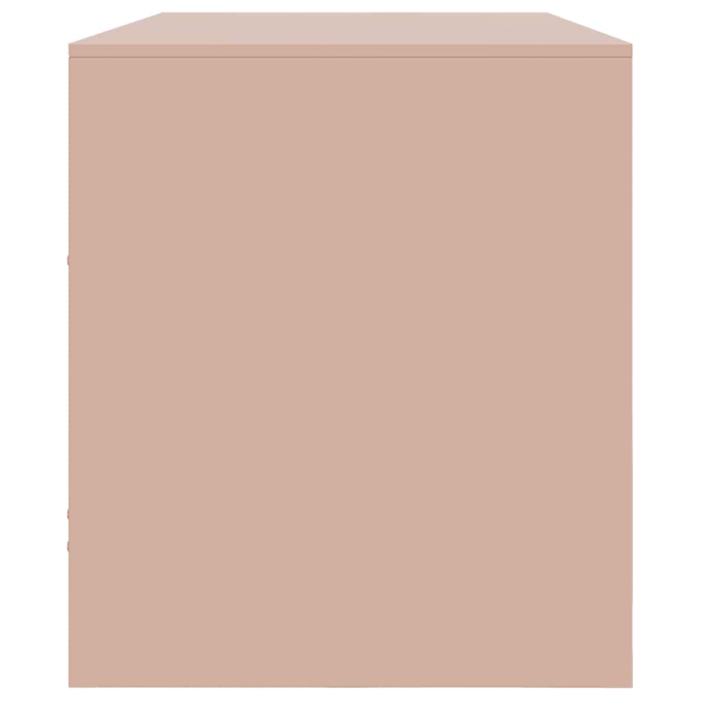 Έπιπλο Τηλεόρασης Ροζ 99x39x44 εκ. από Ατσάλι