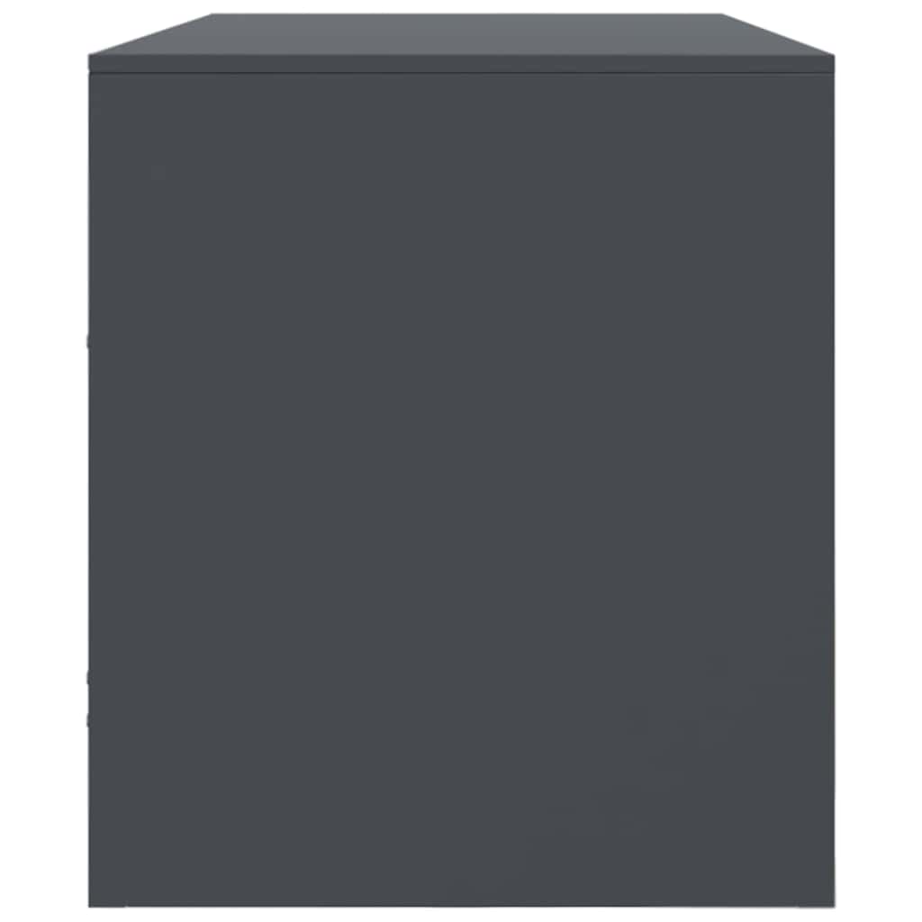 Έπιπλο Τηλεόρασης Ανθρακί 99x39x44 εκ. από Χάλυβα - Pakobazaar