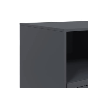 Έπιπλο Τηλεόρασης Ανθρακί 99x39x44 εκ. από Χάλυβα - Pakobazaar