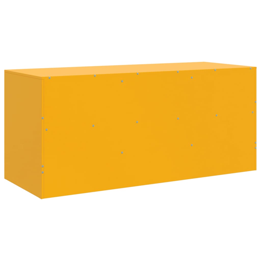 Έπιπλο Τηλεόρασης Μουσταρδί Κίτρινο 99x39x44 εκ. από Ατσάλι