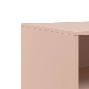 Έπιπλα Τηλεόρασης 2 τεμ. Ροζ 67 x 39 x 44 εκ. από Χάλυβα