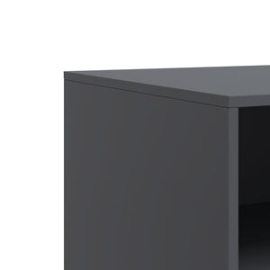 Έπιπλο Τηλεόρασης Ανθρακί 67x39x44 εκ. από Χάλυβα