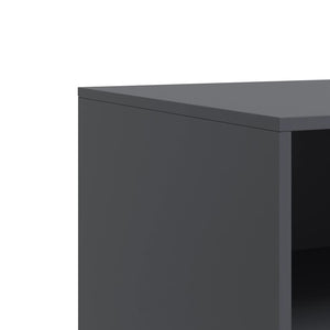 Έπιπλα Τηλεόρασης 2 τεμ. Ανθρακί 67 x 39 x 44 εκ. από Χάλυβα