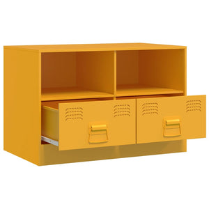 Έπιπλο Τηλεόρασης Μουσταρδί Κίτρινο 67x39x44 εκ. από Ατσάλι