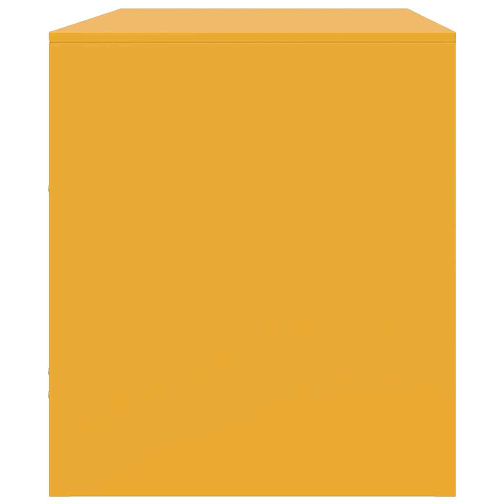 Έπιπλο Τηλεόρασης Μουσταρδί Κίτρινο 67x39x44 εκ. από Ατσάλι