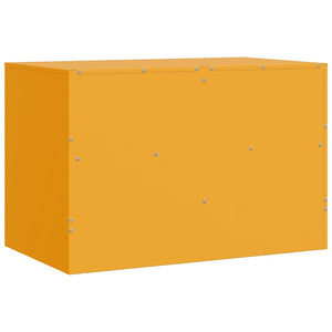 Έπιπλο Τηλεόρασης Μουσταρδί Κίτρινο 67x39x44 εκ. από Ατσάλι
