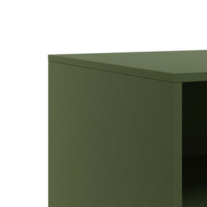 Έπιπλο Τηλεόρασης Πράσινο Λαδί 67x39x44 εκ. από Ατσάλι