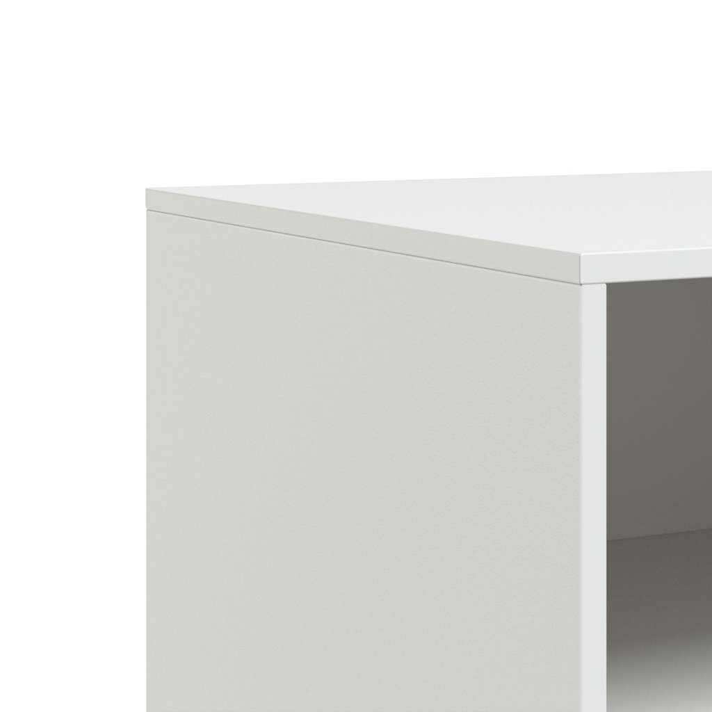 Έπιπλο Τηλεόρασης Λευκό 67x39x44 εκ. από Χάλυβα