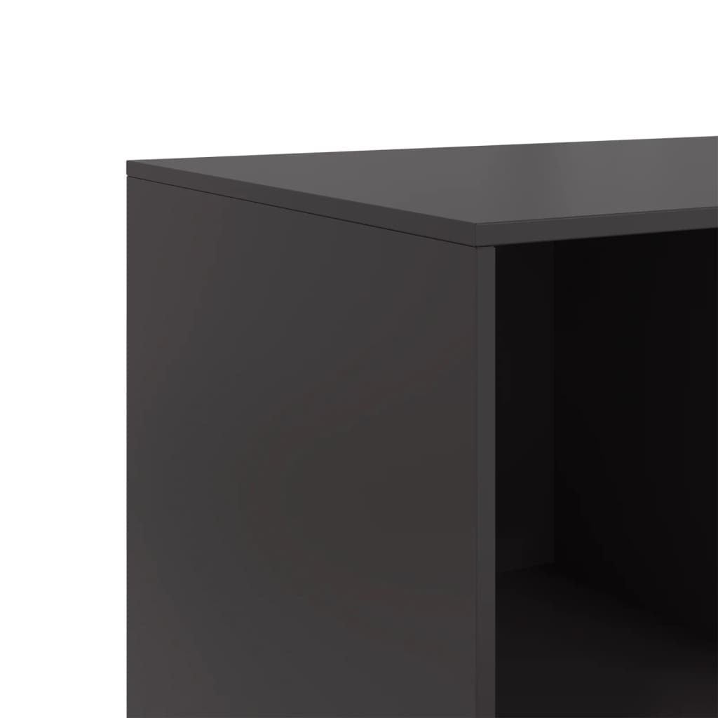 Ντουλάπι Μαύρο 99x39x73 εκ. από Ατσάλι
