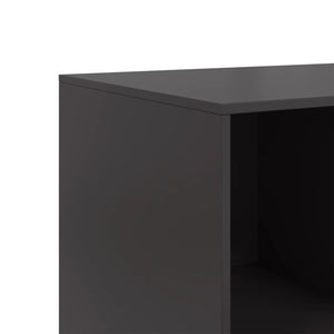 Ντουλάπι Μαύρο 99x39x73 εκ. από Ατσάλι