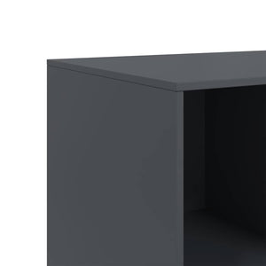 Μπουφές Ανθρακί 99x39x73 εκ. από Ατσάλι - Pakobazaar