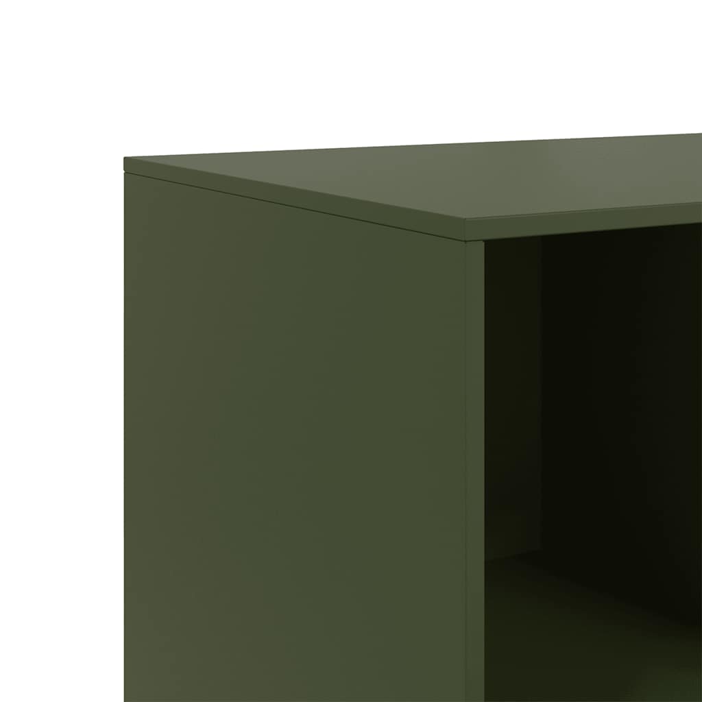Ντουλάπι Πράσινο Λαδί 99x39x73 εκ. από Ατσάλι