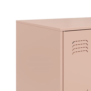 Ντουλάπι Ροζ 99x39x73 εκ. από Ατσάλι - Pakobazaar