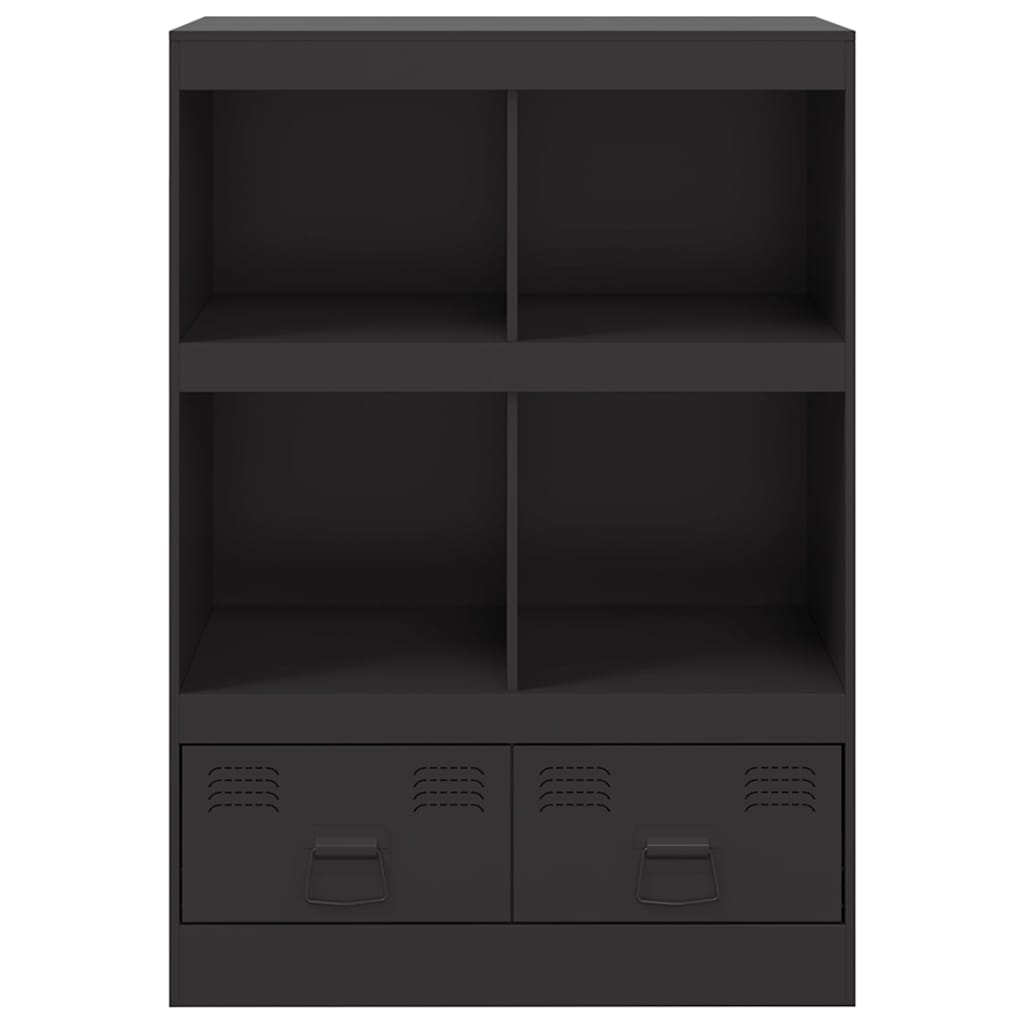 Ντουλάπι Μαύρο 67x39x95 εκ. από Ατσάλι