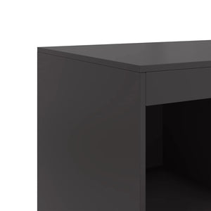 Ντουλάπι Μαύρο 67x39x95 εκ. από Ατσάλι