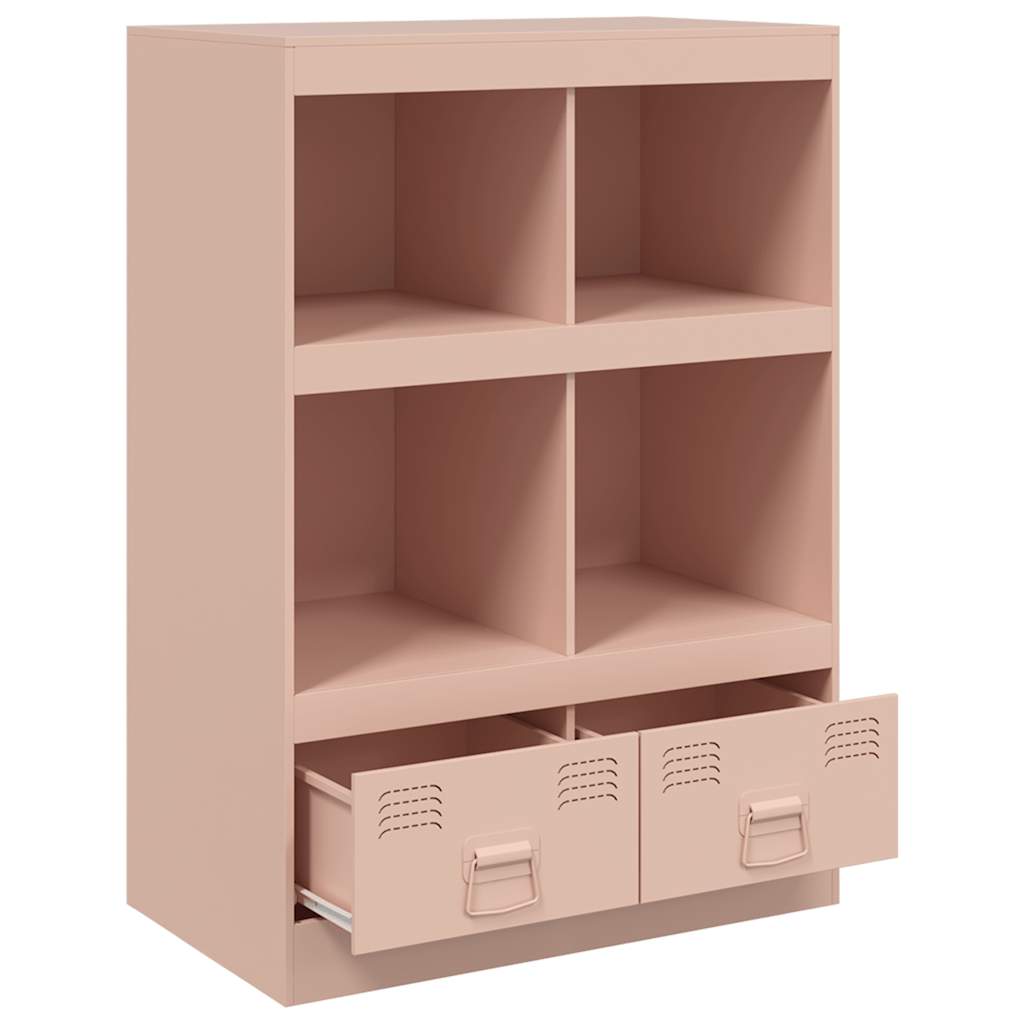 Ραφιέρα Ροζ 67x39x95 εκ. από Ατσάλι